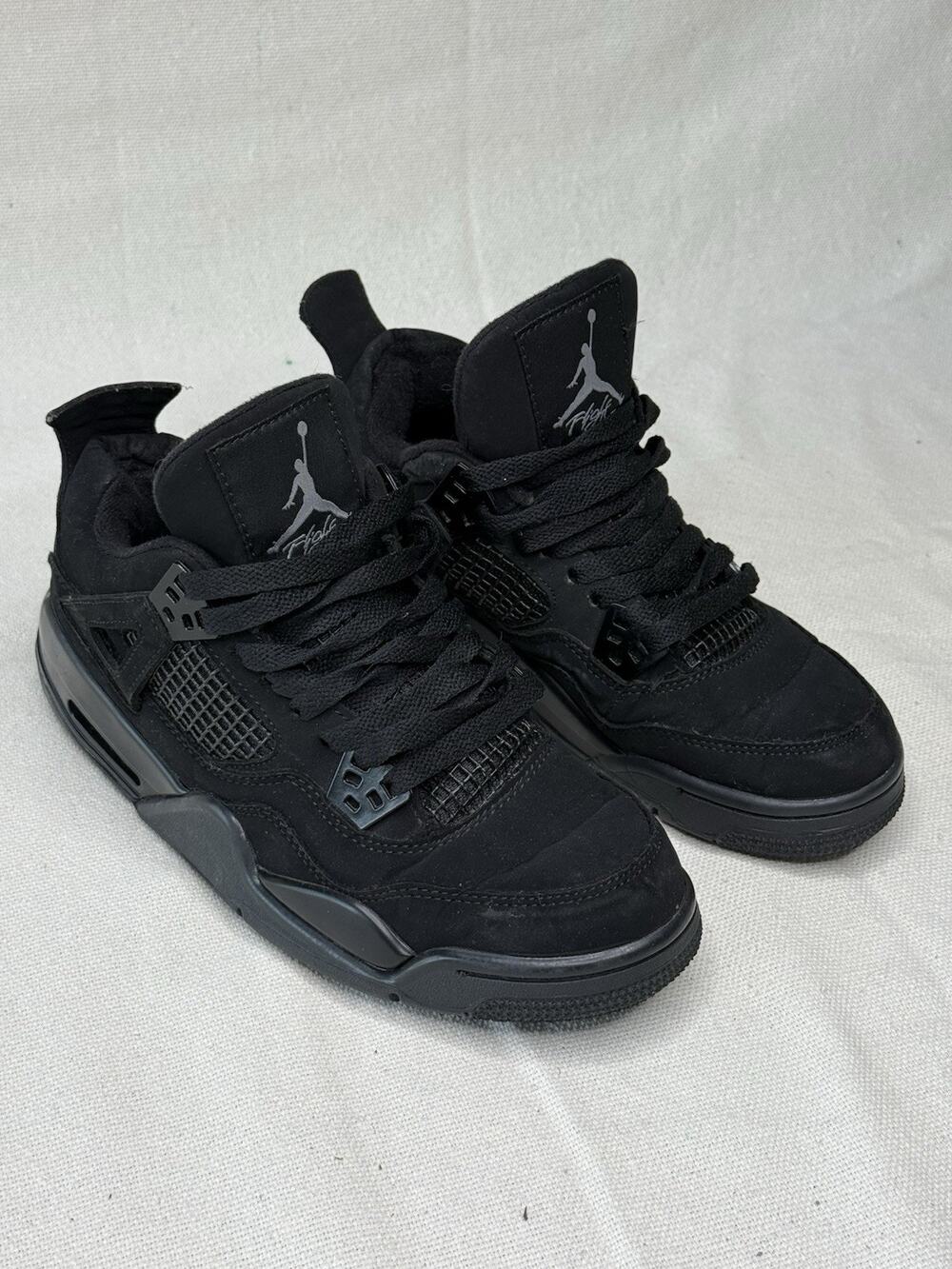 Jordan 4 ''Black Cat'' retro Basketball Men's Shoes Mid Top Shoes Size 7